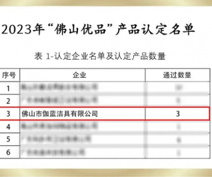 佛山優品！心海伽藍3款產品再獲權威認定